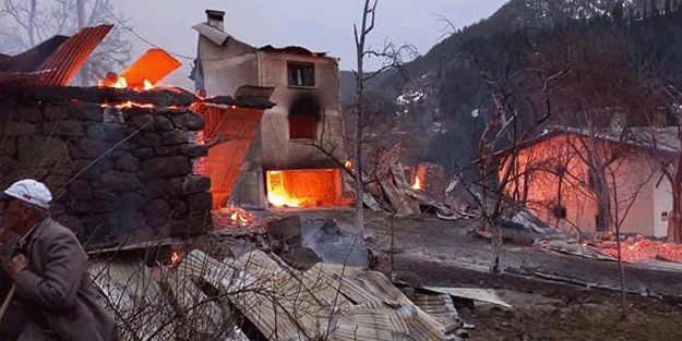 Artvin’de yangın! 1 kişi hayatını kaybetti