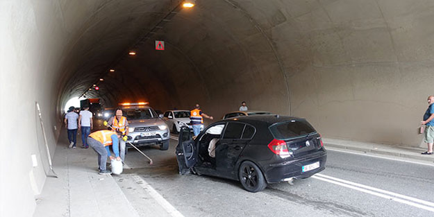 Artvin'de zincirleme trafik kazası: 7 yaralı
