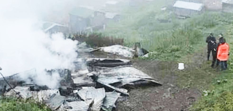 Artvin'deki yangın bir kişinin ölümüne neden oldu!