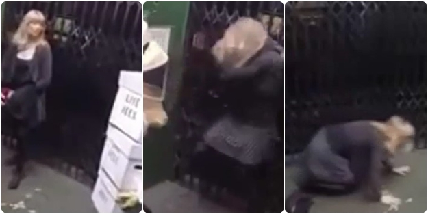 Asansörde arıların saldırısına uğradı! (VİDEO)