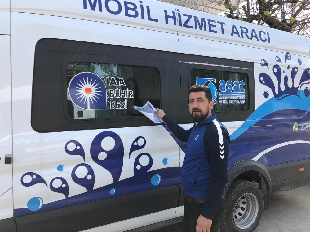 ASAT’ın mobil hizmet aracı ilçelerde 