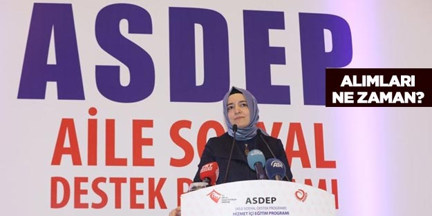 ASDEP personel alımı başvuruları ne zaman başlayacak? 2019 ASDEP personel alımı başvuru şartları
