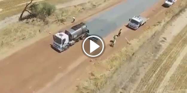 Asfalt dökümünde son nokta!