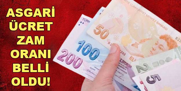 Asgari ücret 2022 zam oranı ne kadar? 2022 asgari ücrete ne kadar zam geldi?