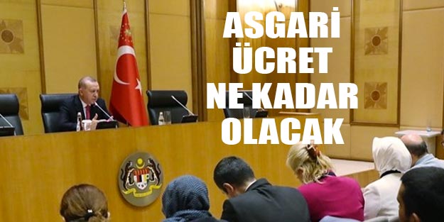 Asgari ücret ne kadar Erdoğan’dan asgari ücret jesti