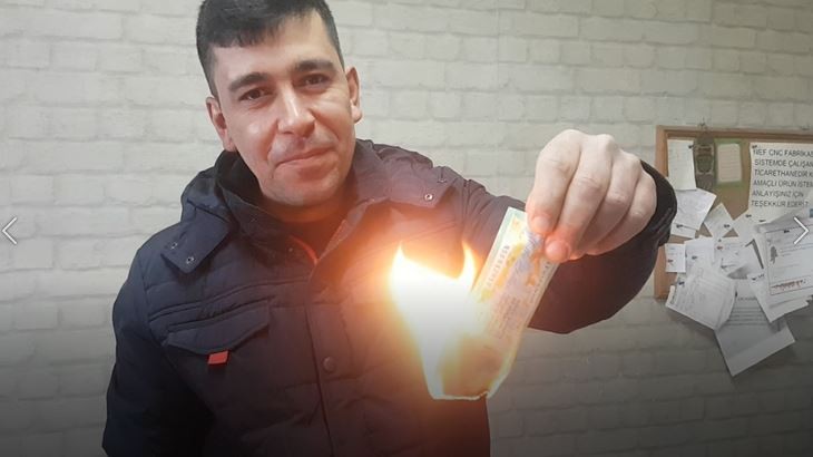 Asgari ücretli işçi, 20 bin lira isabet eden Milli Piyango biletini haram diye yaktı 