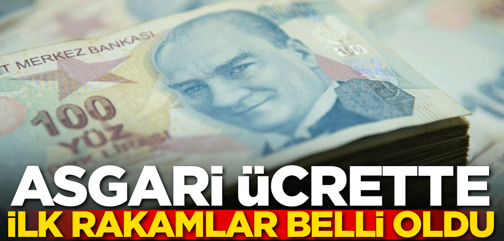 Asgari ücrette ilk rakamlar belli oldu