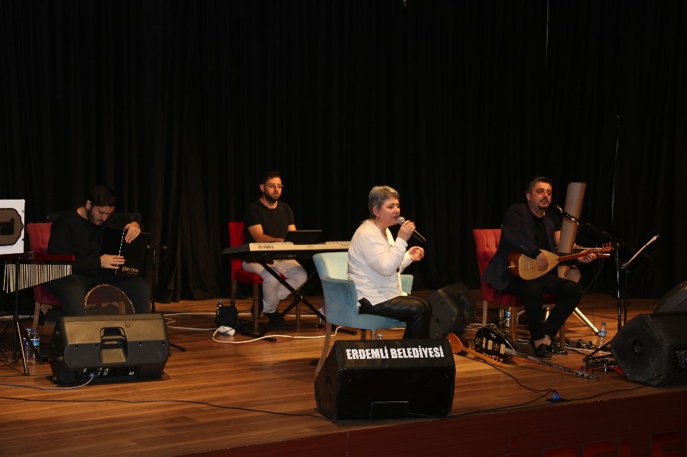 Aşık Veysel’in torunu Filiz Şatıroğlu Erdemli Belediyesi’nin konuğu oldu 