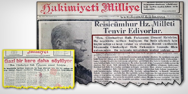 Asıl partili cumhurbaşkanı Atatürk