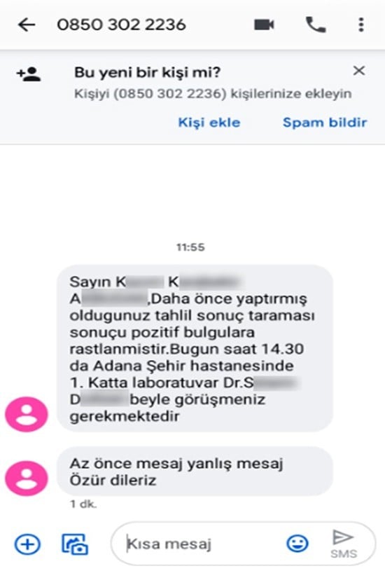 Asılsız ‘korona virüs’ mesajı gönderen memur açığa alındı 