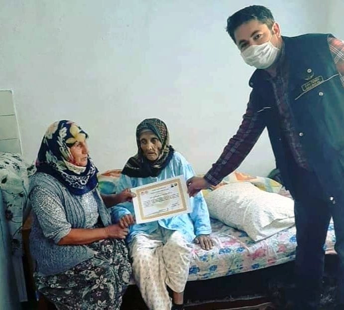 Asırlık çınara fidan sertifikası 