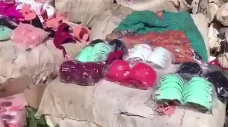 Asker bile şaşırdı... PKK'nın iç çamaşırlar zulası