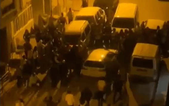 Asker eğlencesinde ortalık savaş alanına döndü