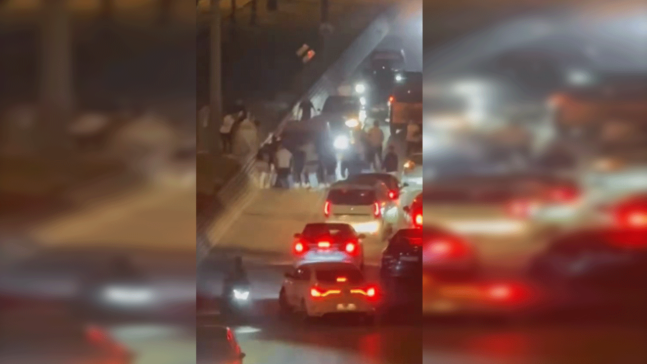 Asker konvoyunda kavga