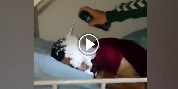 Asker şakasına ağır tepki