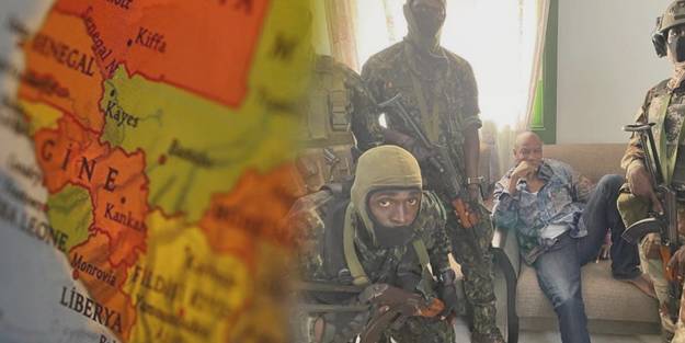 Asker sokağa indi! Cumhurbaşkanı Conde'ye darbe girişimi