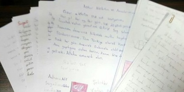 Asker ve polislere duygulandıran mektup