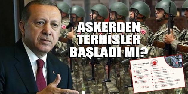 Askerde terhisler başladı mı? Erdoğan’dan yeni askerlik sistemi için hayırlı olsun mesajı