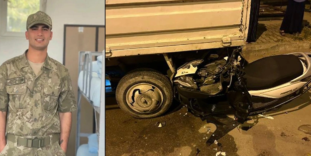 Askerden izne gelen er, motosiklet kazasında vefat etti