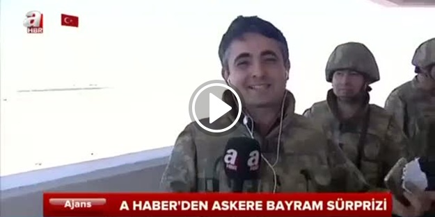 Askere bayram sürprizi
