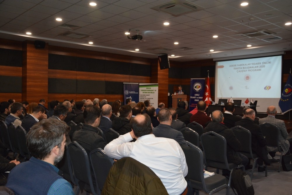 Askeri Fabrikalar Tedarik Zinciri Trakya Çalıştayı, Çorlu’da gerçekleştirildi 