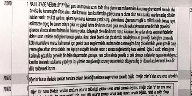 Askeri hakimin taşınır belleğinden çıktı, inkar taktiği