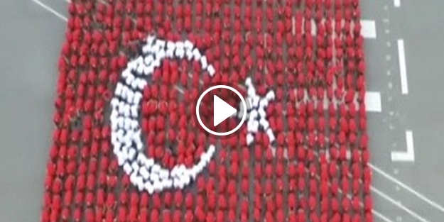 Askeri öğrencilerden duygulandıran 'Bayrak' klibi