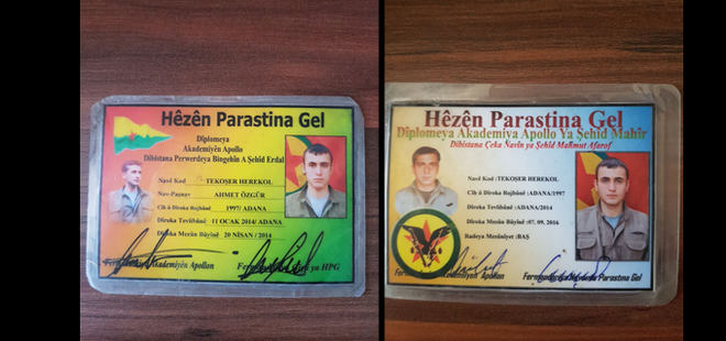 Teröristler askeri karşısında görünce...