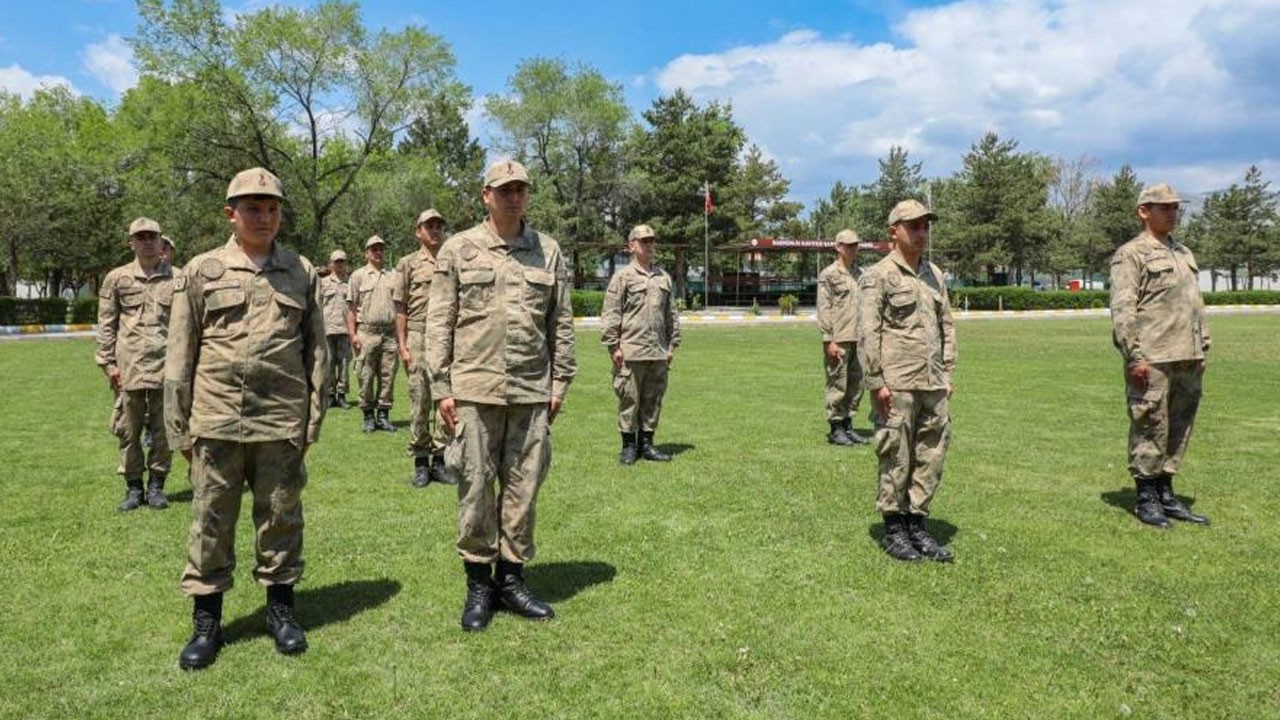 Askerlik hayali gerçek oldu