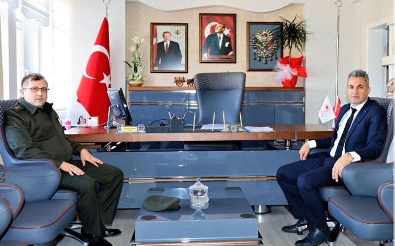 Askerlik Şubesi Başkanı Eratik’ten İl Müdürü Yoldaş’a ziyaret 