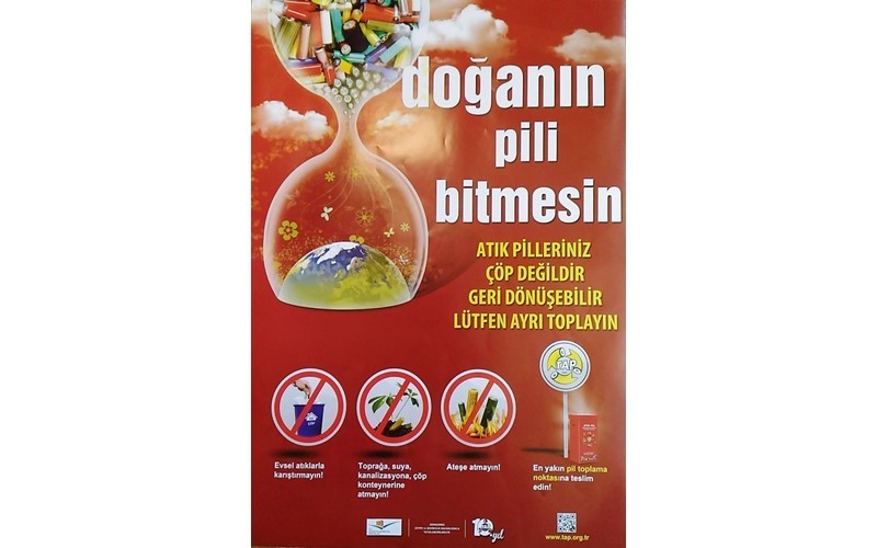 Aslanapa Belediyesi’nden atık pil toplama yarışması 