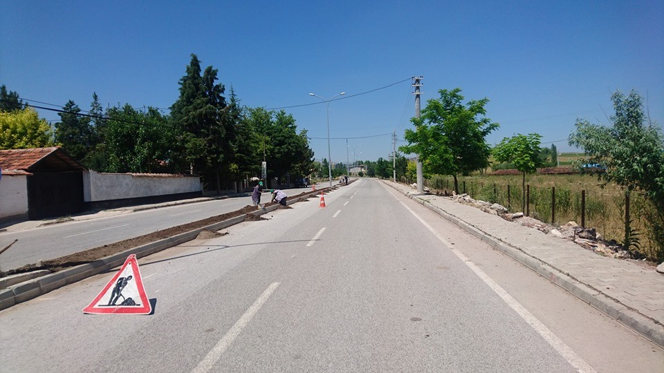 Aslanapa’da çevre düzenleme ve peyzaj çalışmaları 
