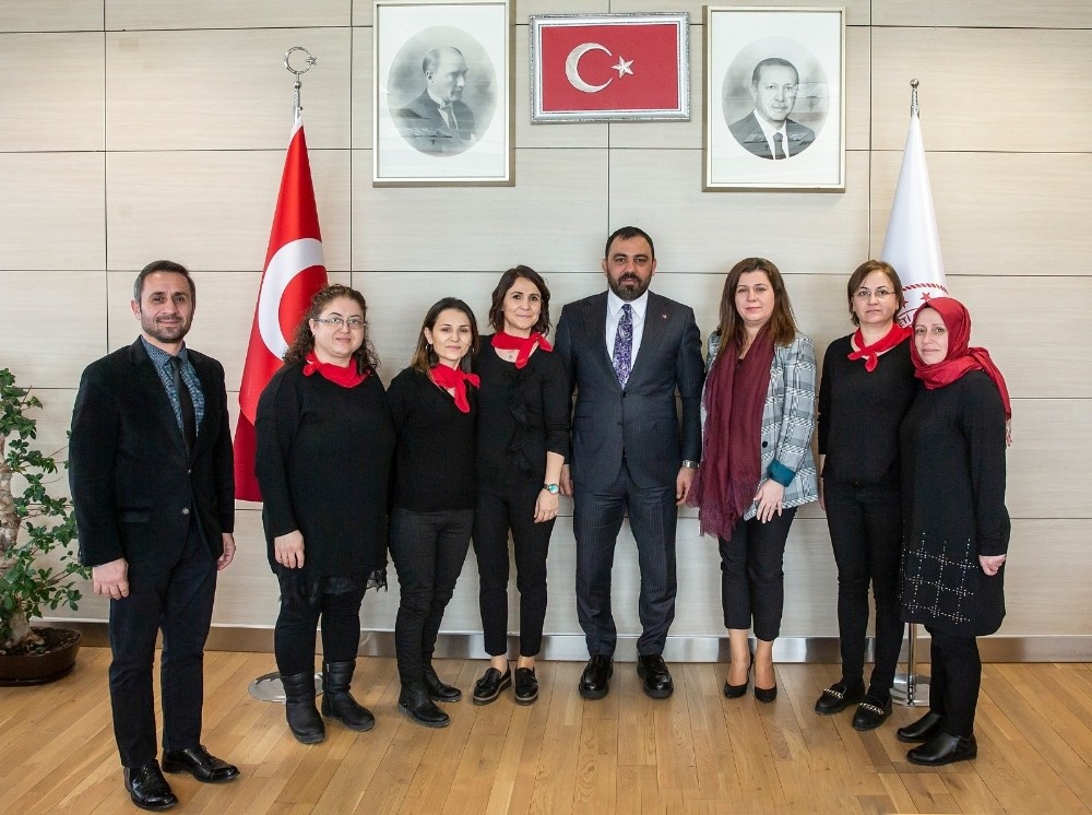 Asrın Güreşçisini ziyaret ettiler 