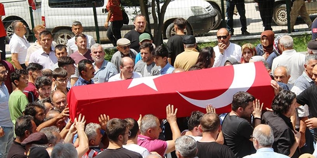 Astsubay Gümüş son yolculuğuna uğurlandı