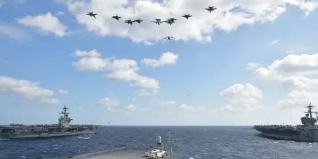 Asya devinden kriz çıkartacak adım! Savaş uçakları peş peşe havalandı