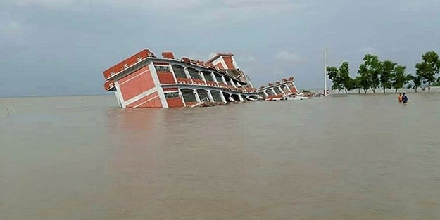 Asya ülkesinde felaket anları