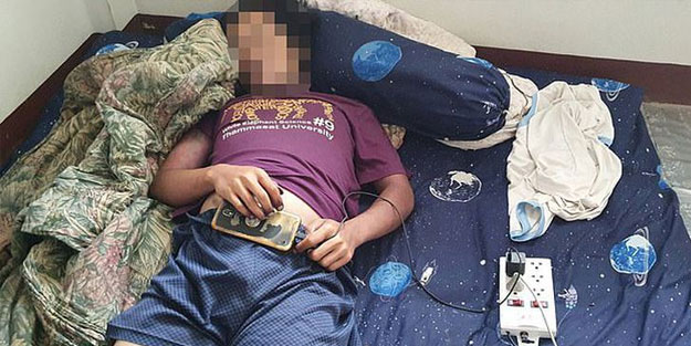 Asya ülkesinde korkunç olay! Şarjdaki telefon sonu oldu