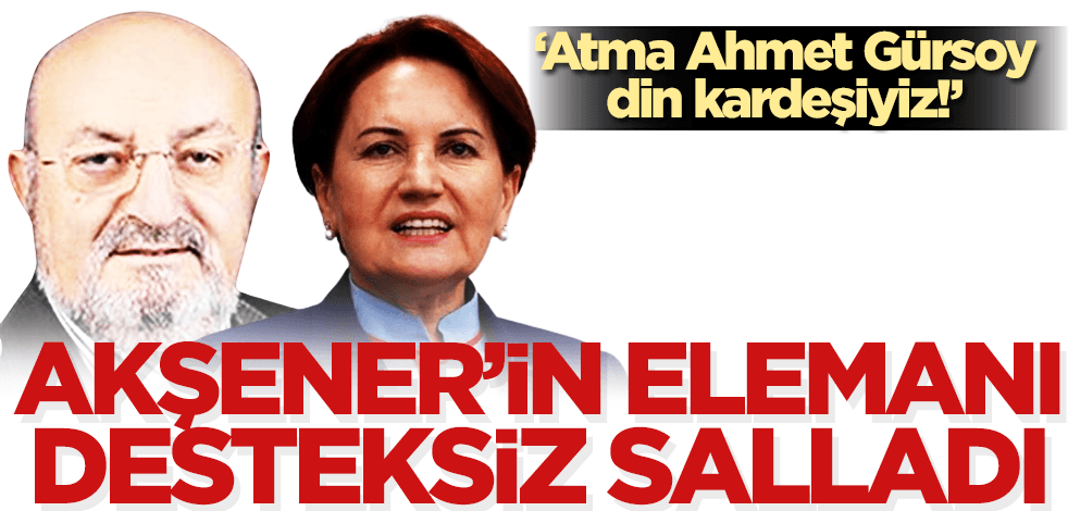 At yalanı varsa inananı…! Meral Akşener’in elemanı desteksiz salladı!