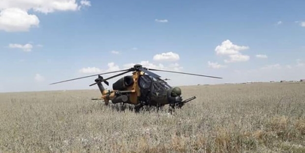 ATAK helikopteri Aksaray’a acil iniş yaptı