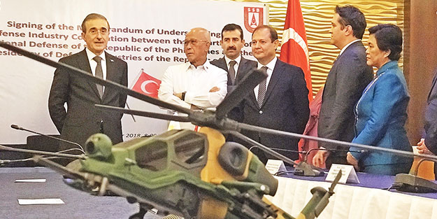 Atak helikopterine Filipinler yolu açıldı
