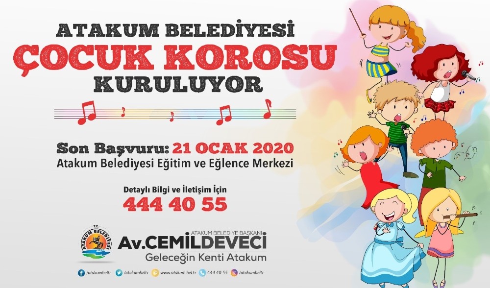 Atakum’da Çok Sesli Çocuk Korosu kuruluyor 