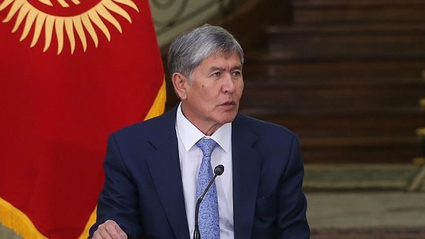 Atambayev'den Erdoğan’a taziye mesajı