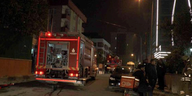 Bir öğrenci yurdunda çıkan yangın paniğe sebep oldu