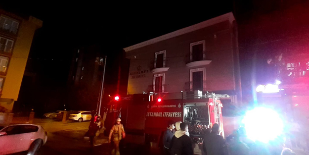 Ataşehir'de otel yangını paniğe neden oldu