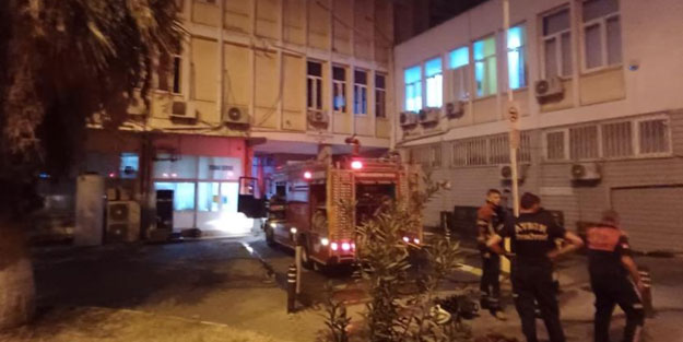 Atatürk Devlet Hastanesi'nde yangın paniği