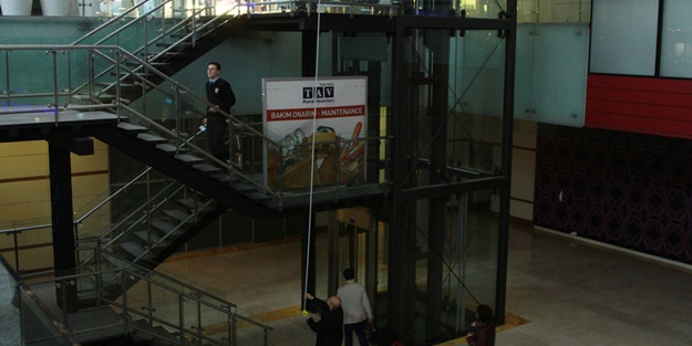 Atatürk Havalimanı'nda beklenmedik kaza