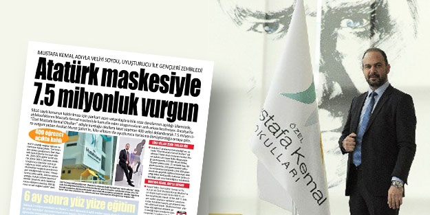 Atatürk maskeli soyguna MEB freni