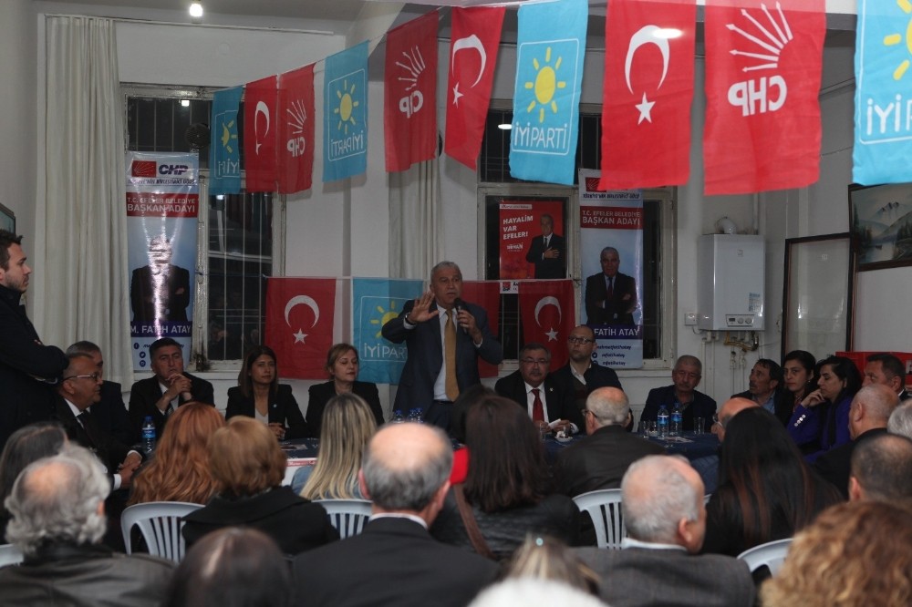 Atay, Efeler Mahallesinde vatandaşlarla bir araya geldi