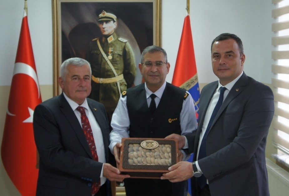 ATB’den İl Jandarma Alay Komutanı Mesut İnan’a ziyaret 