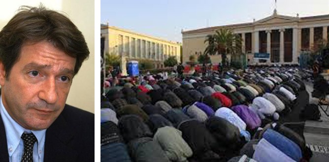 Atina Belediye Başkanı’ndan cami yapımına destek